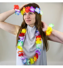 Гавайский набор (леи купить в интернет магазине подарков ПраздникШоп