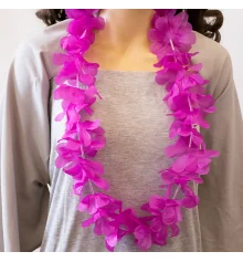 Гавайские леи Гибискус (фуксия) купить в интернет магазине подарков ПраздникШоп