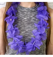 Гавайские леи Орхидеи (фиолетовые) купить в интернет магазине подарков ПраздникШоп