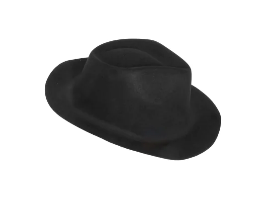 Шляпа детская Мафия флок (черная) купить в интернет магазине подарков ПраздникШоп