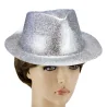 Капелюх дитячий Мафія блискуча (срібний)