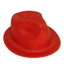 Шляпа детская Мафия блестящая (красная) купить в интернет магазине подарков ПраздникШоп