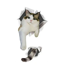 Интерьерная наклейка CD Кот M1-53 30х20см купить в интернет магазине подарков ПраздникШоп