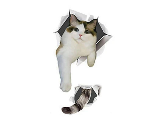 Интерьерная наклейка CD Кот M1-53 30х20см купить в интернет магазине подарков ПраздникШоп