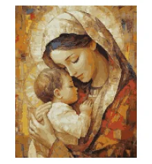 Алмазная мозаика SANTI Мария с ребенком 40х50 см на подрамнике купить в интернет магазине подарков ПраздникШоп