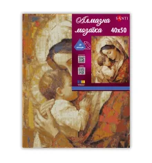 Алмазная мозаика SANTI Мария с ребенком 40х50 см на подрамнике купить в интернет магазине подарков ПраздникШоп