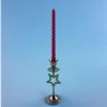 Подсвечник «Звезда» латунь с медью (17×5.7×3.5 см)