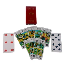 Карты для гадания «ТАРО» (12×6×2.5 см) (пластиковое покрытие) купить в интернет магазине подарков ПраздникШоп