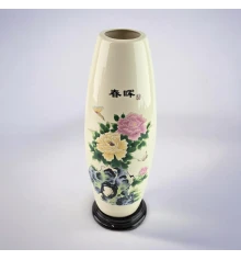 Ваза фарфоровая на подставке «Пионы» (26×6.3х купить в интернет магазине подарков ПраздникШоп