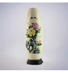 Ваза фарфоровая на подставке «Пионы» (26×6.3х купить в интернет магазине подарков ПраздникШоп