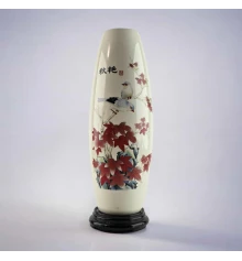 Ваза фарфоровая на подставке «Птицы на ветке» (26×6.3х купить в интернет магазине подарков ПраздникШоп