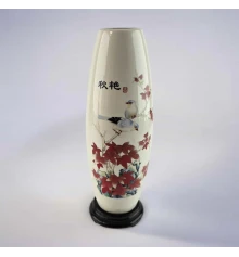 Ваза фарфоровая на подставке «Птицы на ветке» (26×6.3х купить в интернет магазине подарков ПраздникШоп