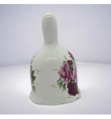 Колокольчик керамический «Розы» (8.5×5.5×5.5 см) купить в интернет магазине подарков ПраздникШоп