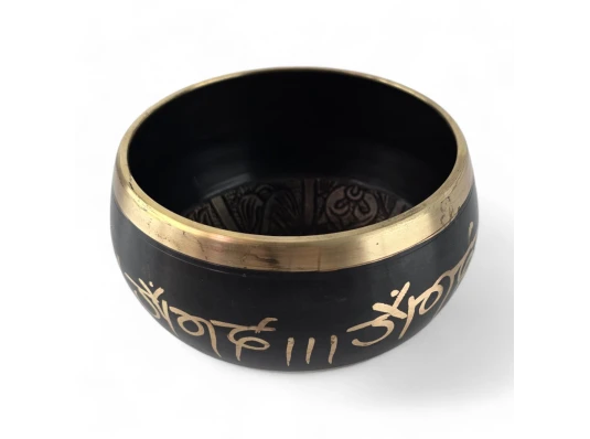 Чаша поющая «Черный Лотос» (7×13×11.5 см) купить в интернет магазине подарков ПраздникШоп