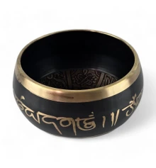 Чаша поющая «Черный Лотос» (7×13×11.5 см) купить в интернет магазине подарков ПраздникШоп