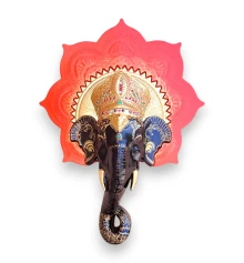Панно-маска настенная «Слон -хранитель удачи» (670×500×140мм) купить в интернет магазине подарков ПраздникШоп
