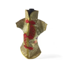 Чехол на бутылку бежевый «Кимоно» (28×25 см) купить в интернет магазине подарков ПраздникШоп