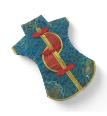 Чехол на бутылку бирюзовый «Кимоно» (28×25 см) купить в интернет магазине подарков ПраздникШоп