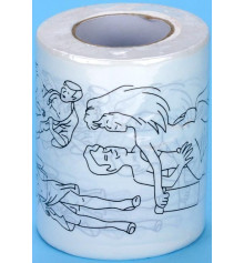 Туалетная бумага прикольная "КАМАСУТРА" купить в интернет магазине подарков ПраздникШоп