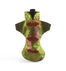 Чехол на бутылку салатовый «Кимоно» (28×25 см) купить в интернет магазине подарков ПраздникШоп