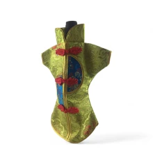 Чехол на бутылку салатовый «Кимоно» (28×25 см) купить в интернет магазине подарков ПраздникШоп