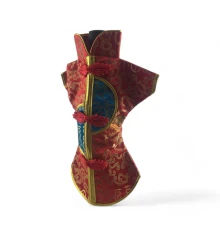 Чехол на бутылку красный «Кимоно» (28×25 см) купить в интернет магазине подарков ПраздникШоп