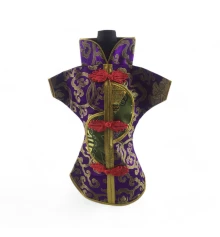 Чехол на бутылку фиолетовый «Кимоно» (28×25 см) купить в интернет магазине подарков ПраздникШоп