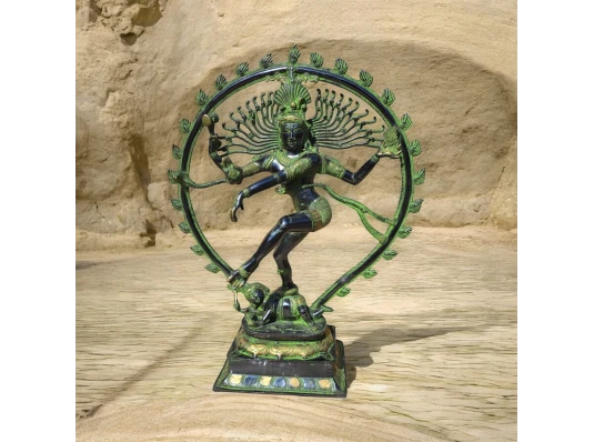 Шива танцующий бронзовый (90×70×24 см) купить в интернет магазине подарков ПраздникШоп