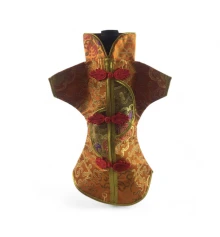 Чехол на бутылку оранжевый «Кимоно» (28×25 см) купить в интернет магазине подарков ПраздникШоп