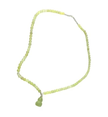 Ожерелье нефритовое с кулоном «Тыква Горлянка» (22.5 см) купить в интернет магазине подарков ПраздникШоп