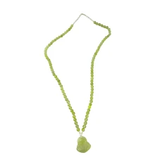 Ожерелье нефритовое с кулоном «Будда» (30 см) купить в интернет магазине подарков ПраздникШоп