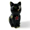 Копилка керамическая «Черный кот» (14×7.5×9 см)