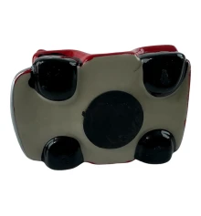 Копилка керамическая «Автомобиль» красная (11.5×7×7 см) купить в интернет магазине подарков ПраздникШоп