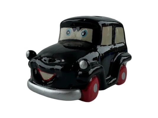 Копилка керамическая «Автомобиль» черная (11.5×7×7 см) купить в интернет магазине подарков ПраздникШоп