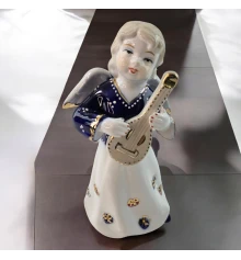 Фигурка ангела с мандолиной «Небесный концерт» (14.6×7 см) купить в интернет магазине подарков ПраздникШоп