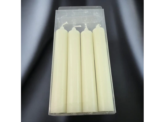 Свечи «Снежный шарм» набор из 4 штук. (15 см) купить в интернет магазине подарков ПраздникШоп