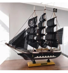 Модель парусника «Черная Жемчужина» (30.5×32×6.2 см) купить в интернет магазине подарков ПраздникШоп