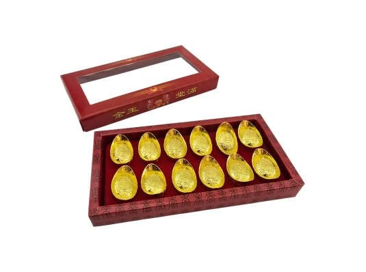 Чаши богатства (н-р 12 шт.) (3.3×1.9×2 см) купить в интернет магазине подарков ПраздникШоп