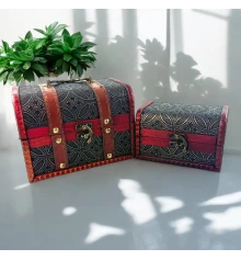Сундучки набор 2 шт. (13×17.7×13.3 см 8.9×13.7×9.3 см) купить в интернет магазине подарков ПраздникШоп