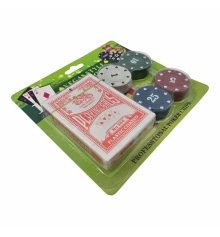 Покерные фишки (20 штук) с картами купить в интернет магазине подарков ПраздникШоп