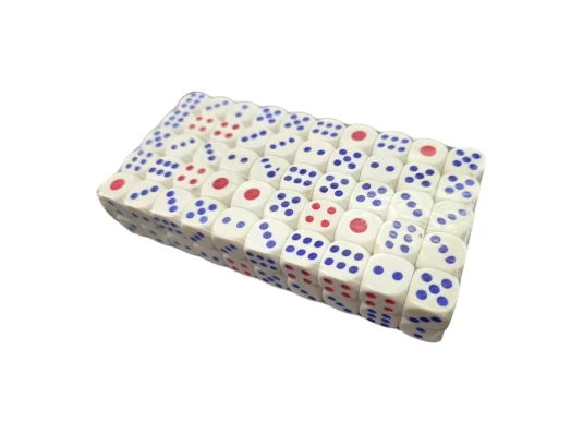 Кости игральные 1.5 см набор 100 штук «Игровая классика» купить в интернет магазине подарков ПраздникШоп