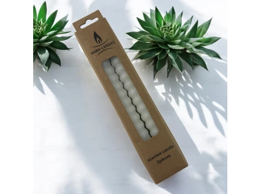 Свечи «Элегантный Рельеф» набор из 2 штук (20 см) купить в интернет магазине подарков ПраздникШоп