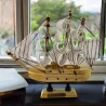 Модель парусника на подставке «Морская мечта» (14×12.5×3.3 см)