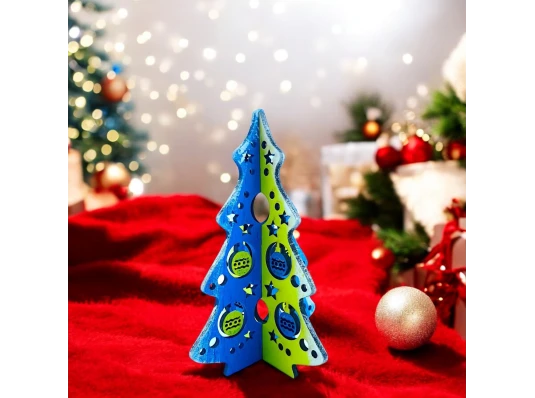 Новогодняя елка «Украинская елочка» (220×150×4мм).Деревяная елочка купить в интернет магазине подарков ПраздникШоп