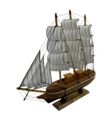 Модель парусника на подставке (31×31.5×5.5 см) купить в интернет магазине подарков ПраздникШоп