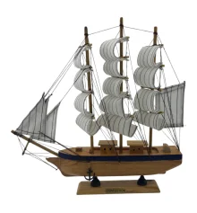 Модель парусника на подставке (31×31.5×5.5 см) купить в интернет магазине подарков ПраздникШоп