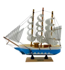 Модель парусника на подставке (24) (24.5×24×6 см) купить в интернет магазине подарков ПраздникШоп
