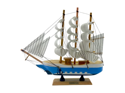 Модель парусника на подставке (24) (24.5×24×6 см) купить в интернет магазине подарков ПраздникШоп