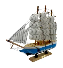 Модель парусника на подставке (24) (24.5×24×6 см) купить в интернет магазине подарков ПраздникШоп