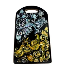 Доска кухонная «Песня Фениксов» ручная роспись (34×19.5×1.5 см) купить в интернет магазине подарков ПраздникШоп